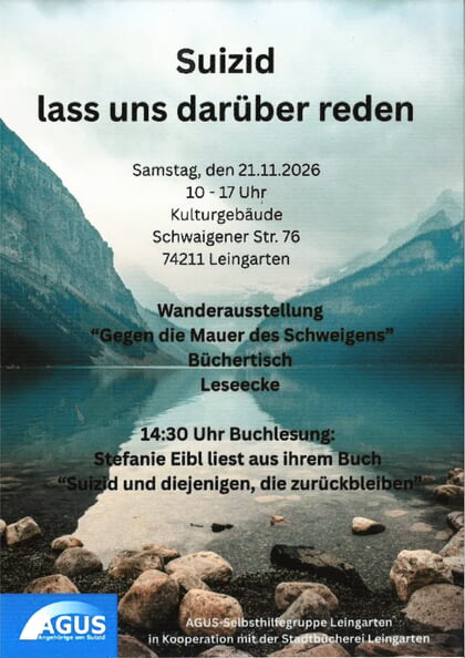 Veranstaltung Suizid