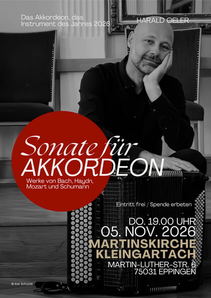 Akkordeon-Konzert mit Harald Oeler